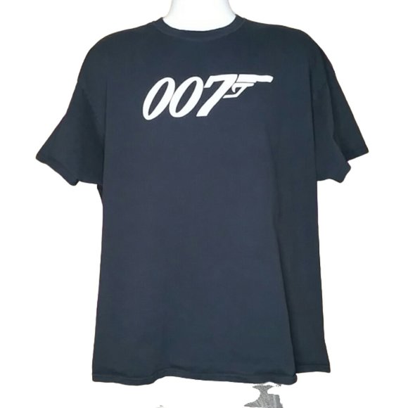 Port and Company Other - 007 Black T Shirt Size 2XL